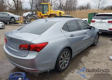 2015 Acura Tlx V6 Advance z USA, uszkodzony, nr VIN 19UUB2F70FA006266